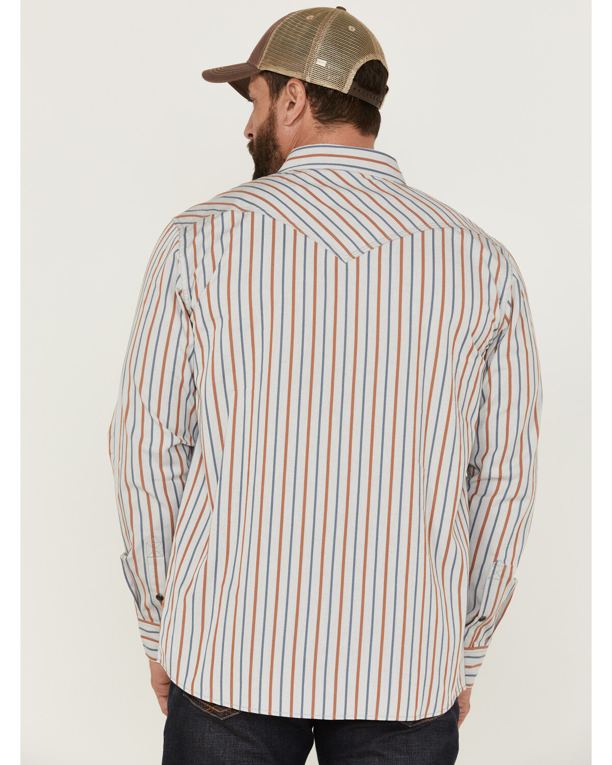 Moonshine Spirit Men's Kingston Stripe Snap Western Shirt