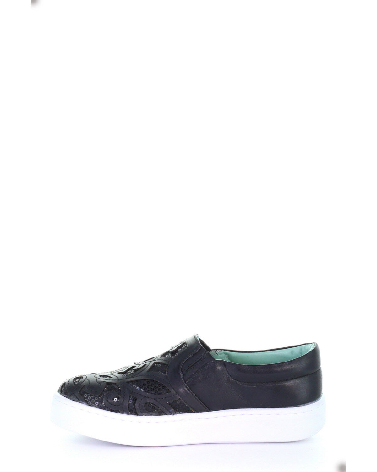 Corral Women's Black Inlay & Embroidery Sneakers