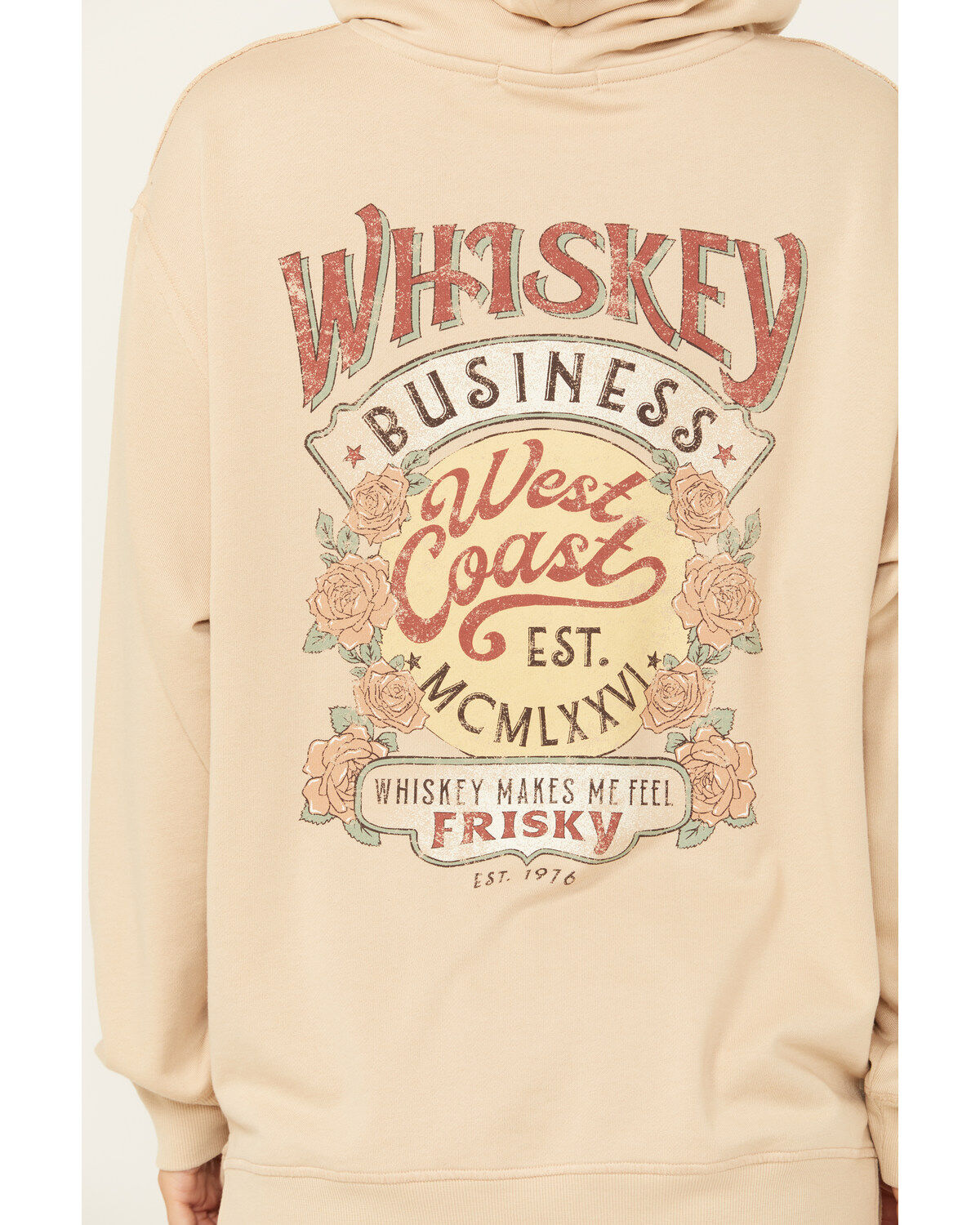 Cleo + Wolf Women's Whiskey Washed Oversized Hoodie