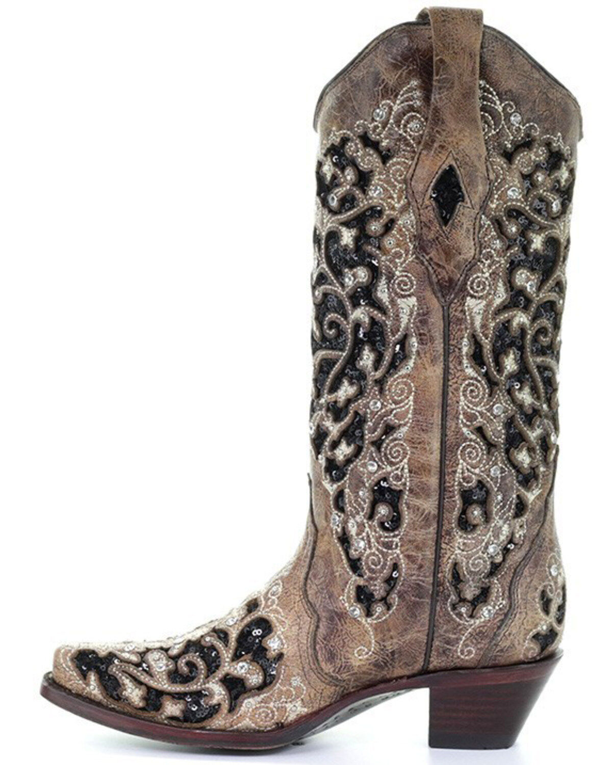 Corral Women's Embroidered Western Boots - Snip Toe