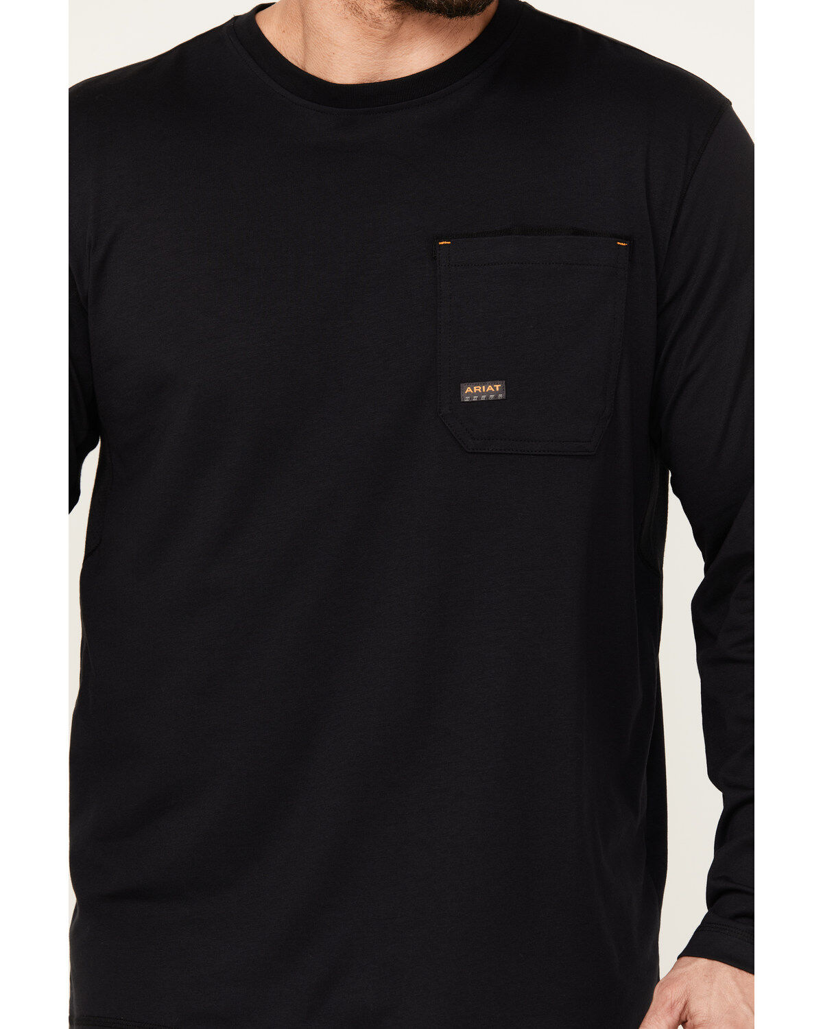 Ariat Men's Rebar Workman Chrome Moto Eagle Long Sleeve Graphic Work T-Shirt