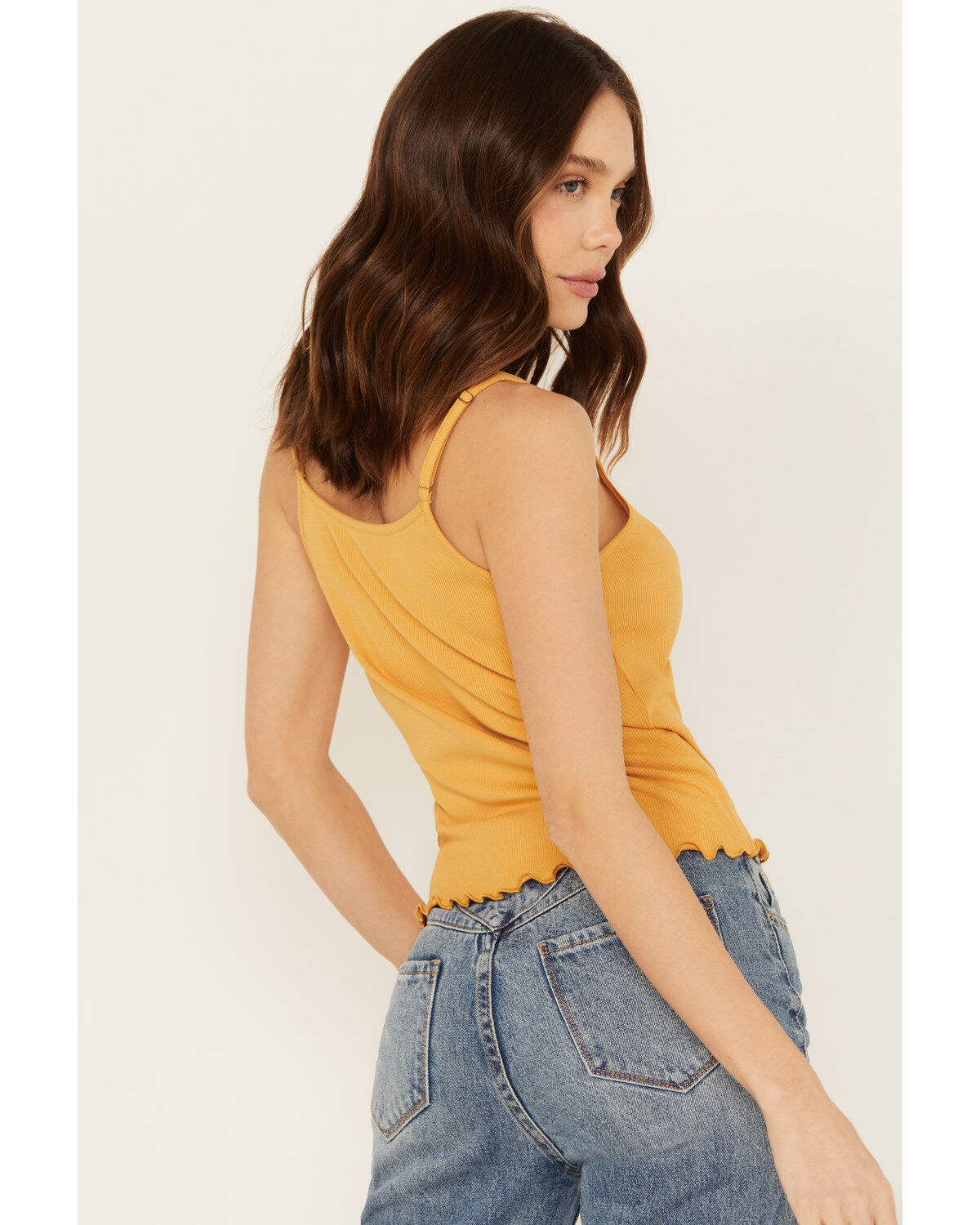 Cleo + Wolf Women's Rib Knit Henley Tank