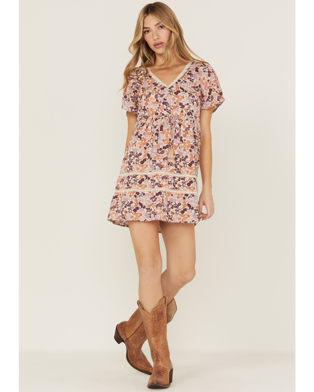 Idyllwind Women's Blossom Court Floral Mini Dress