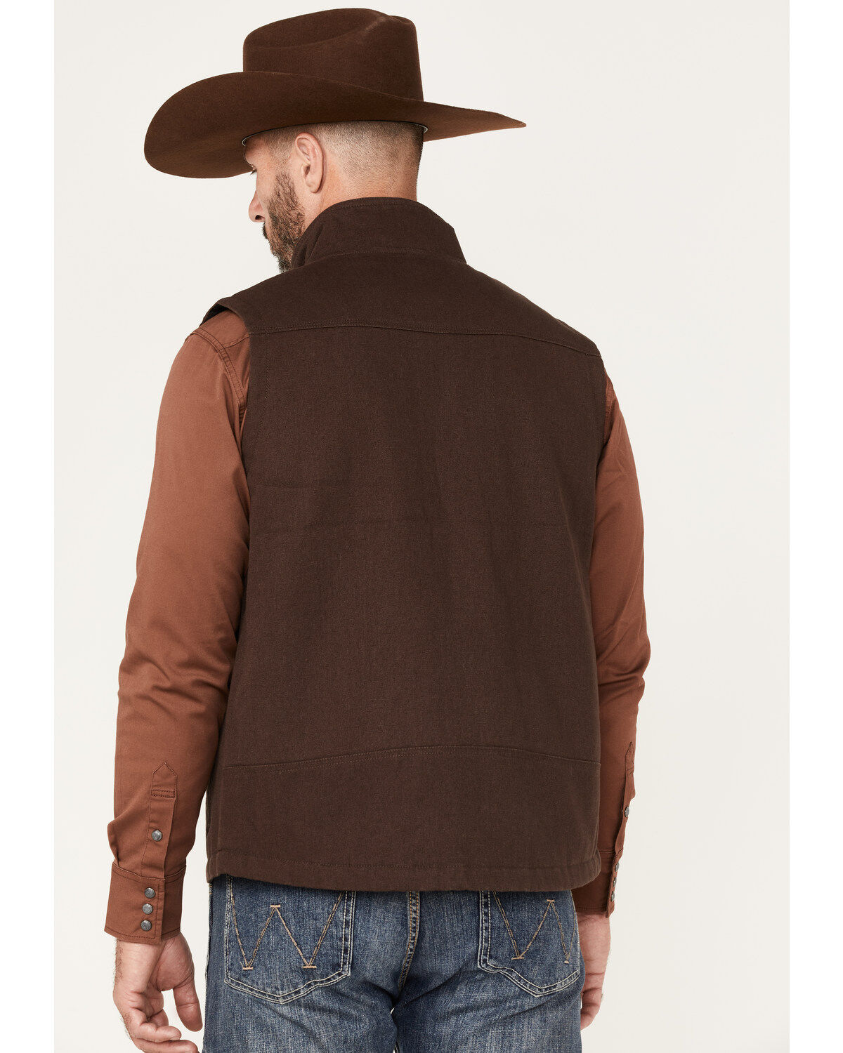 Blue Ranchwear Men's Insulated Duck Zip-Front Vest