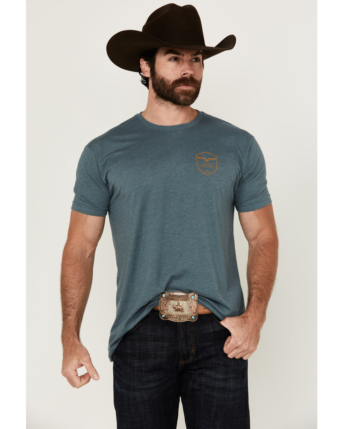 Kimes Ranch Men's Shielded Logo Short Sleeve Graphic T-Shirt