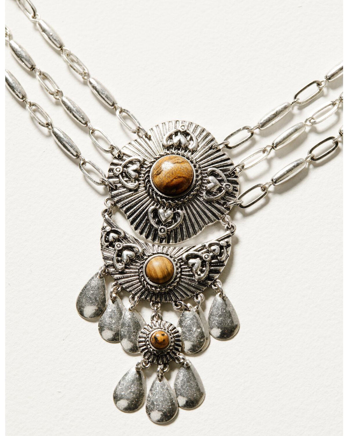 Shyanne Women's Monument Valley Multi-Strand Medallion Necklace