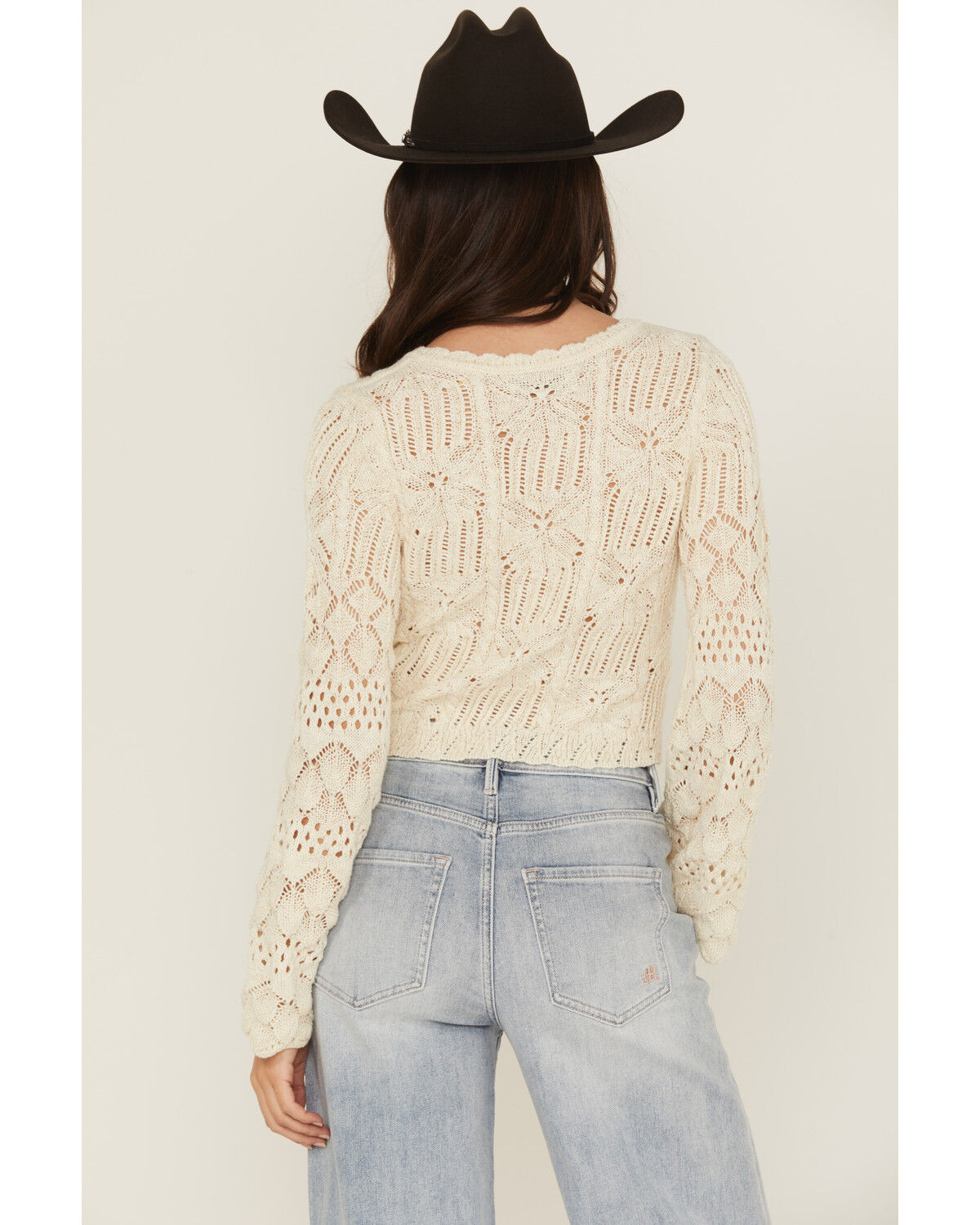 Shyanne Women's Ruched Front Bell Sleeve Sweater