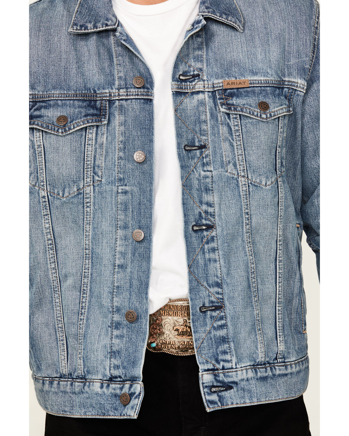 Ariat Men's Roby Denim Trucker Jacket