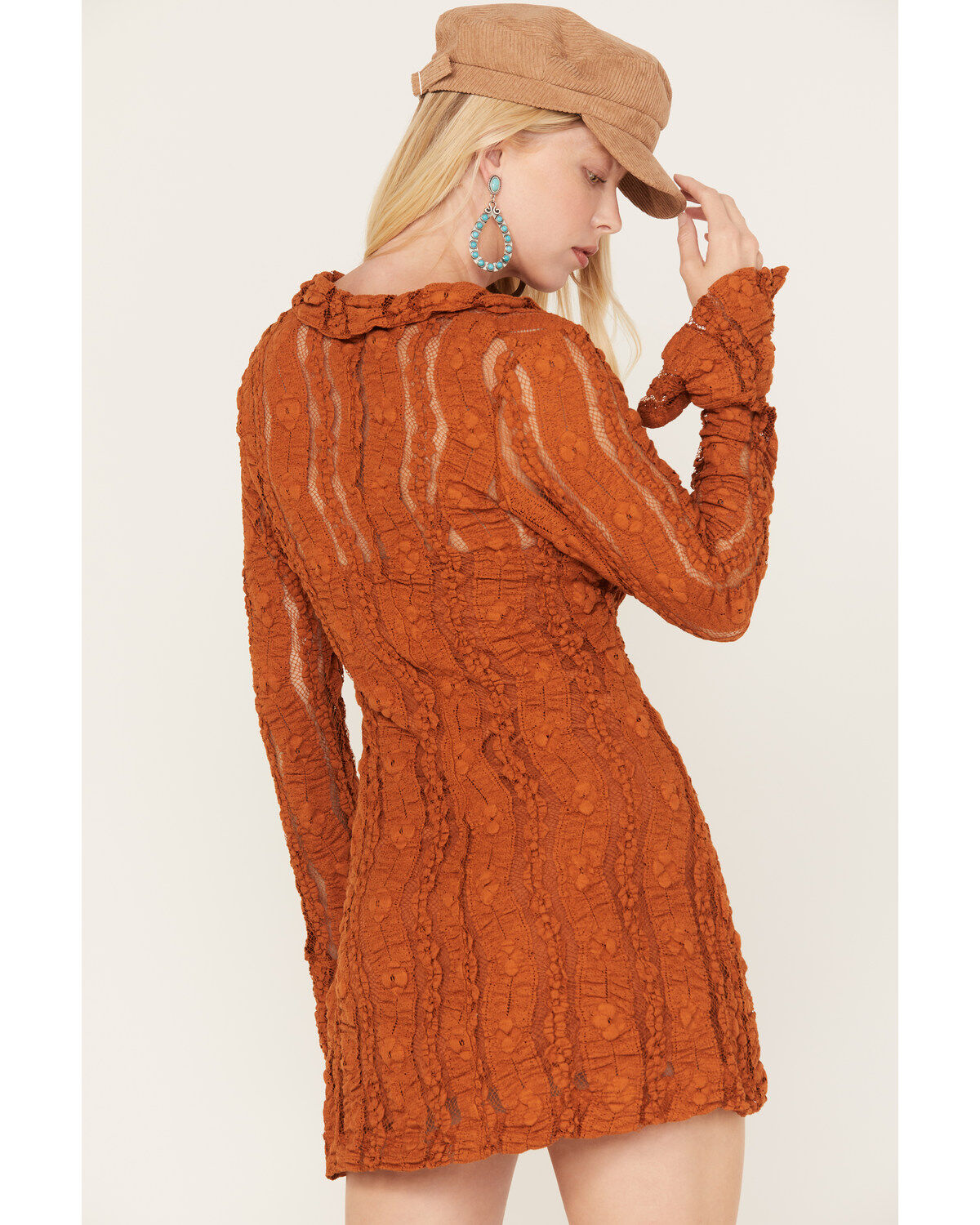 Free People Women's Shayla Lace Mini Dress