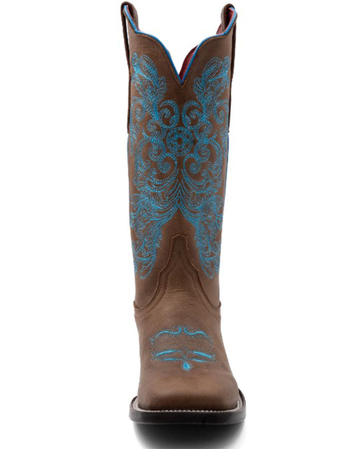 Ferrini Women's Ella Cross Western Boots - Broad Square Toe