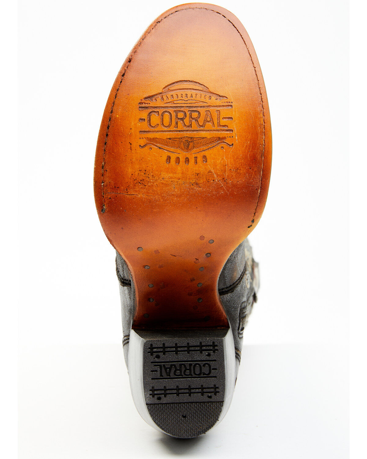 Corral Women's Studded Overlay Western Boots - Round Toe