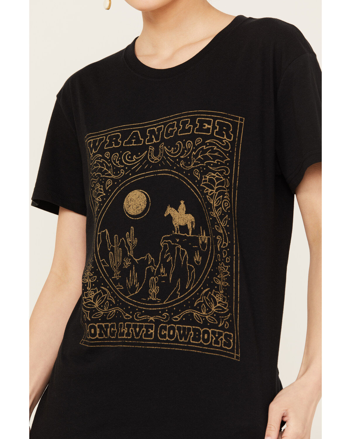 Wrangler Women's Desert Scene Short Sleeve Graphic Tee