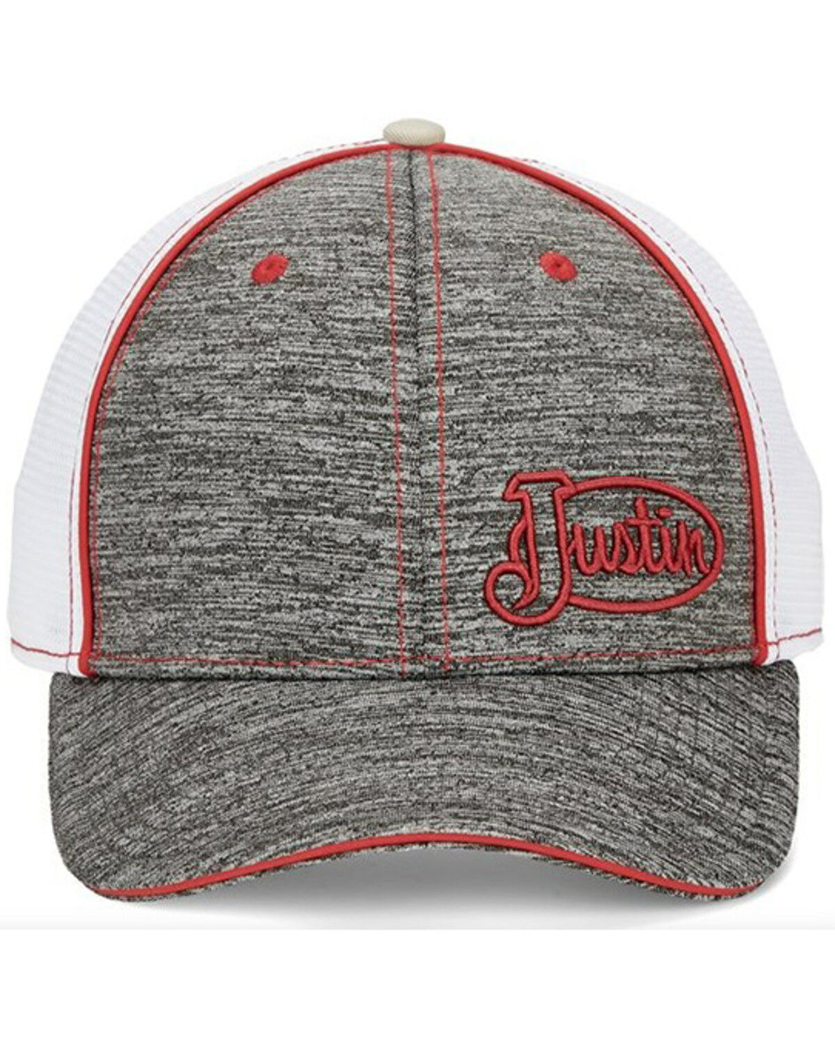 Justin Men's Lawton Embroidered Logo Mesh Back Cap