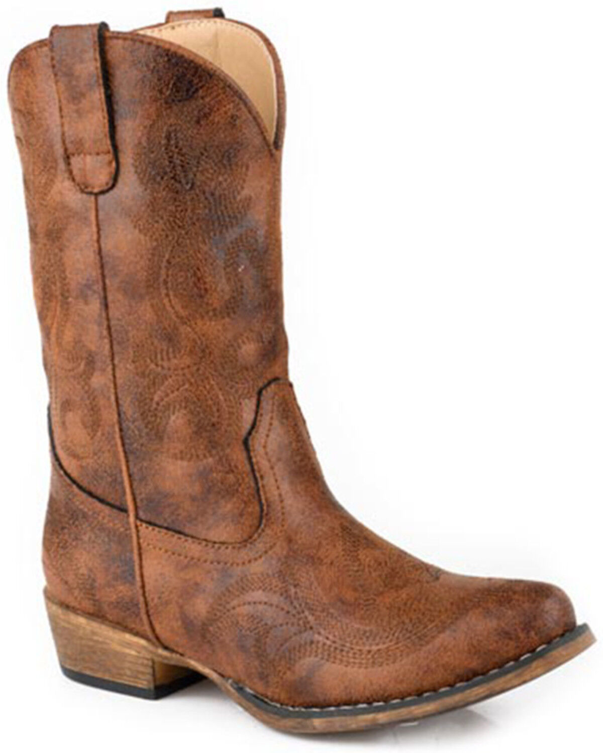 Roper Little Girls' Riley Classic Western Boots - Snip Toe