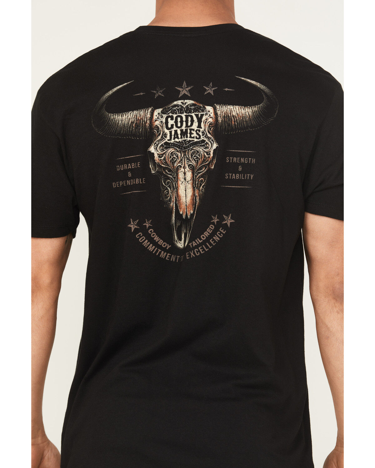 Cody James Men's Skull Bold Short Sleeve T-Shirt