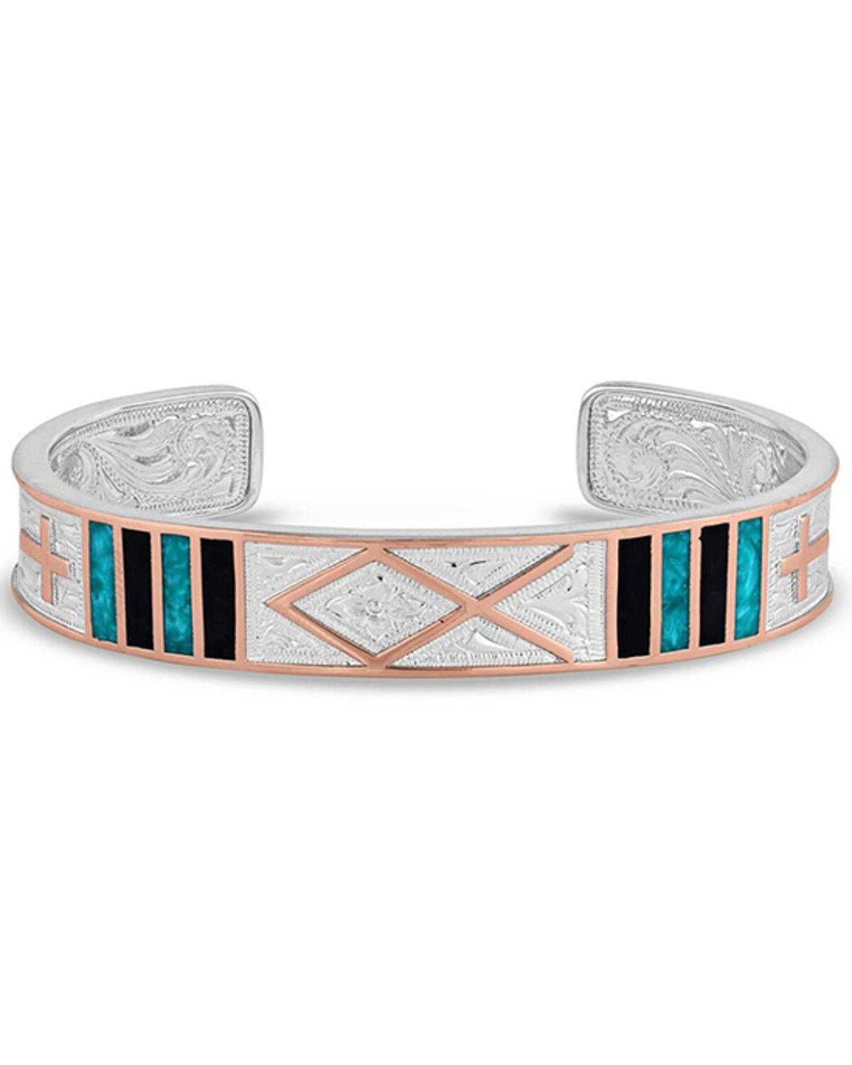 Montana Silversmiths Men's Fishermen of Faith Cuff Bracelet