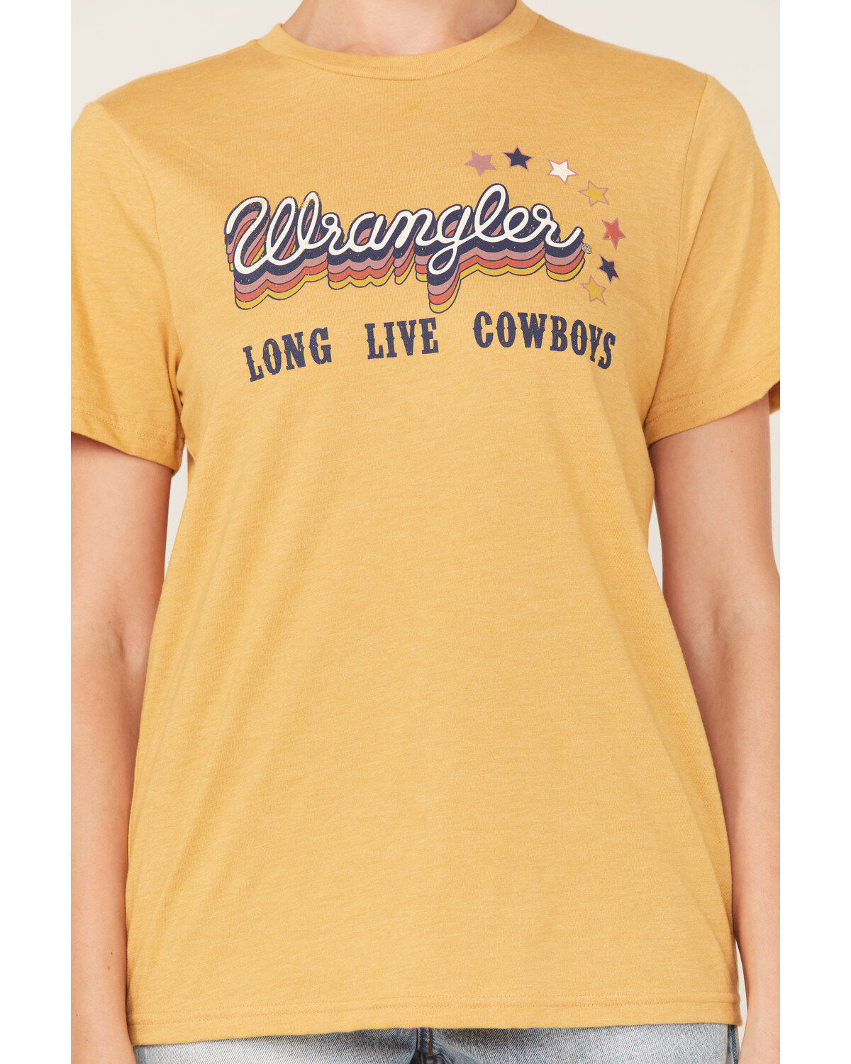 Wrangler Women's Boot Barn Exclusive Long Live Cowboys Desert Graphic Tee