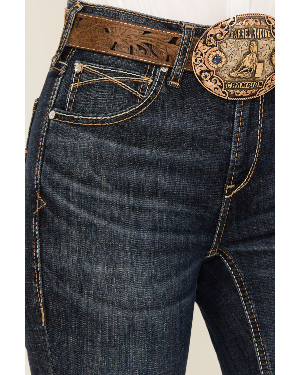 Ariat Women's Kimber Dark Wash High Rise Slim Trouser Stretch Denim Jeans
