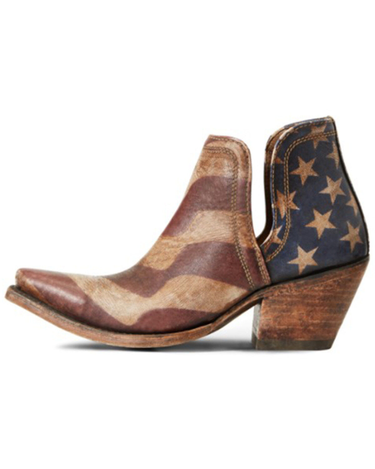 Ariat Women's Dixon Old Patriot Fashion Booties - Snip Toe