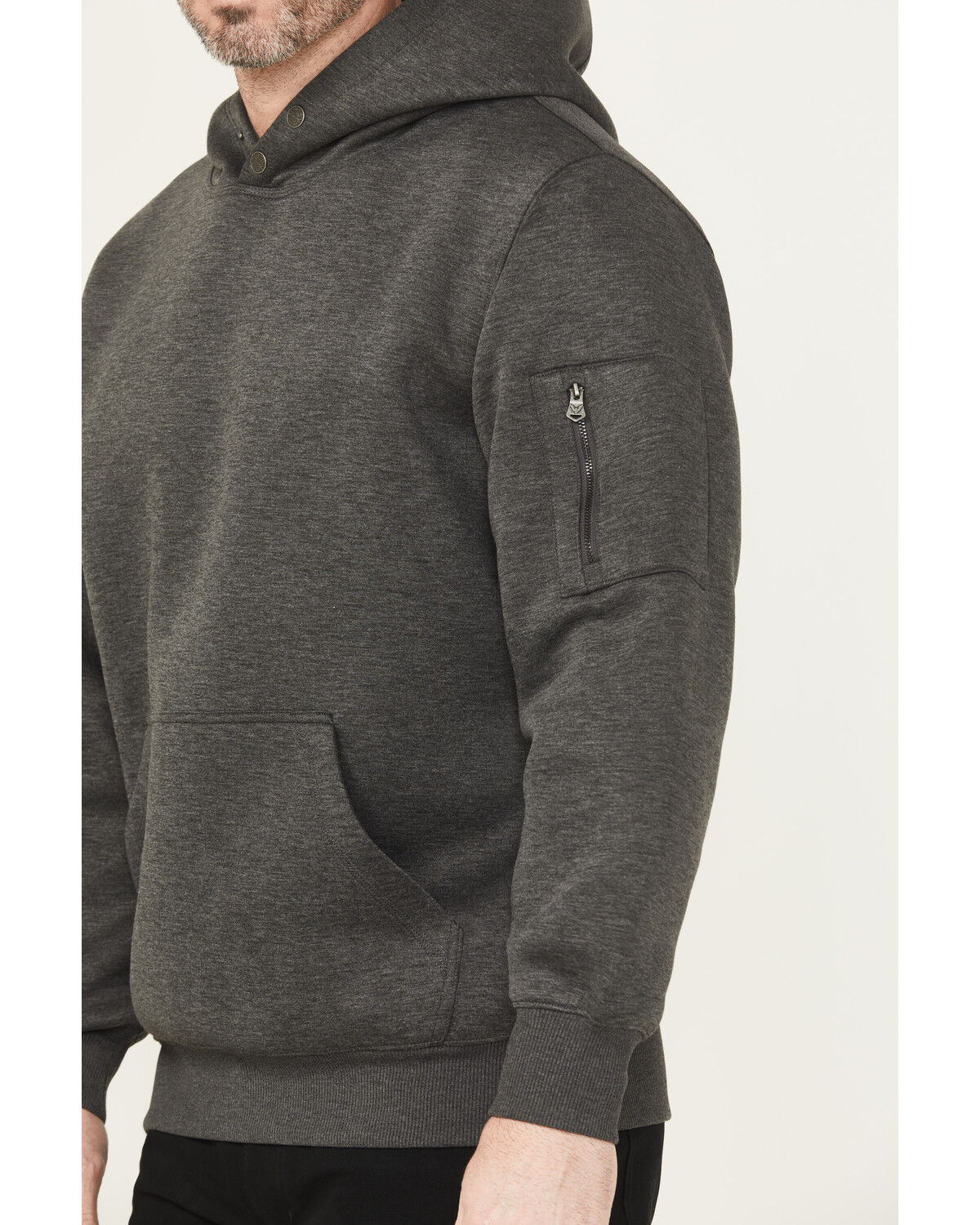 Thorogood Men's Snap Neck Hooded Sweatshirt