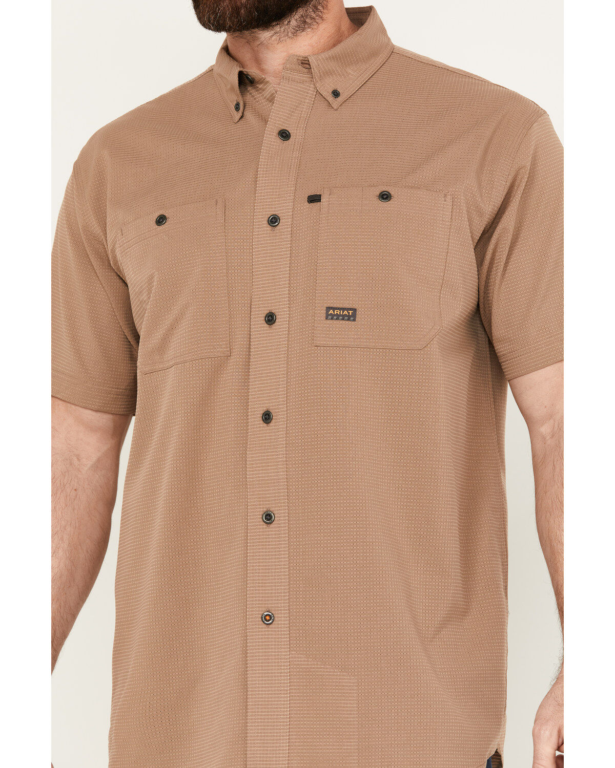 Ariat Men's Rebar Made Tough 360 AirFlow Short Sleeve Work Shirt