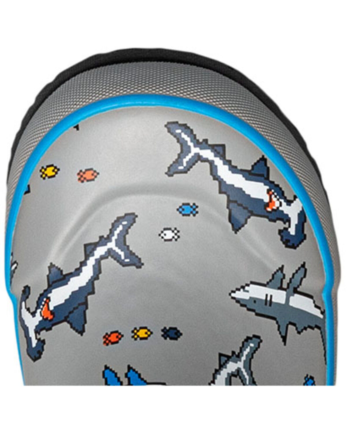 Bogs Boys' Pixel Shark Rainboots