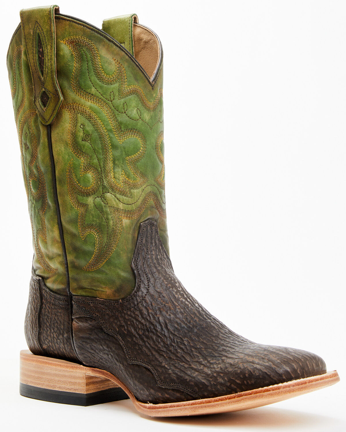 Cody James Men's Exotic Shark Western Boots - Broad Square Toe