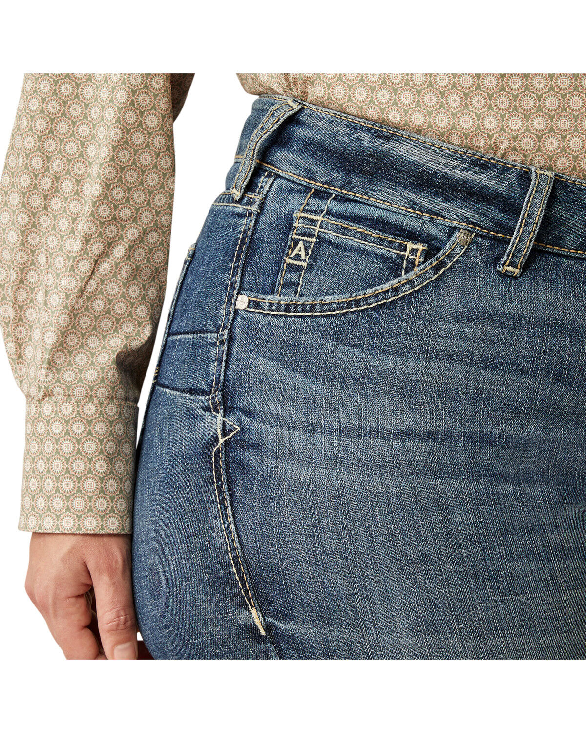 Ariat Women's Brittany Medium Wash Bootcut Stretch Denim Jeans - Plus