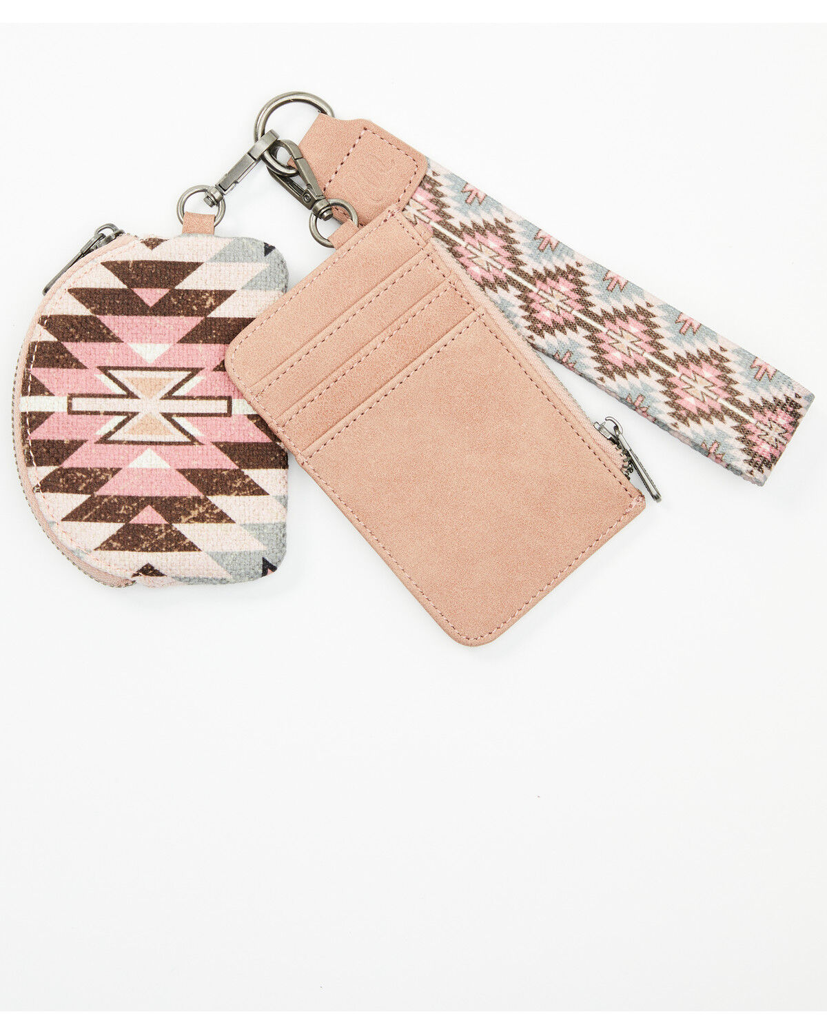 Wrangler Southwestern Print Keychain Coin Wallet
