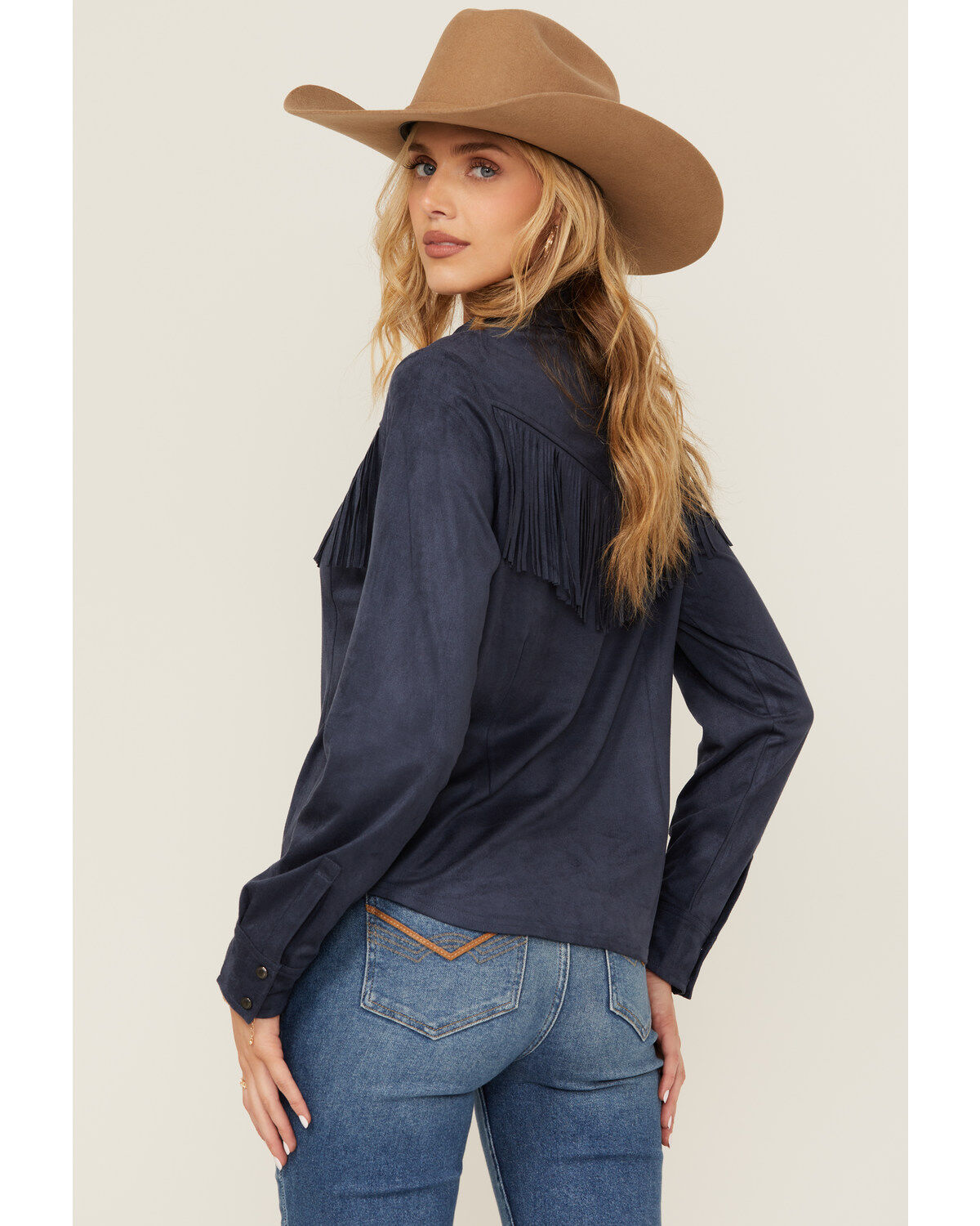 Shyanne Women's Fringe Long Sleeve Snap Western Shirt