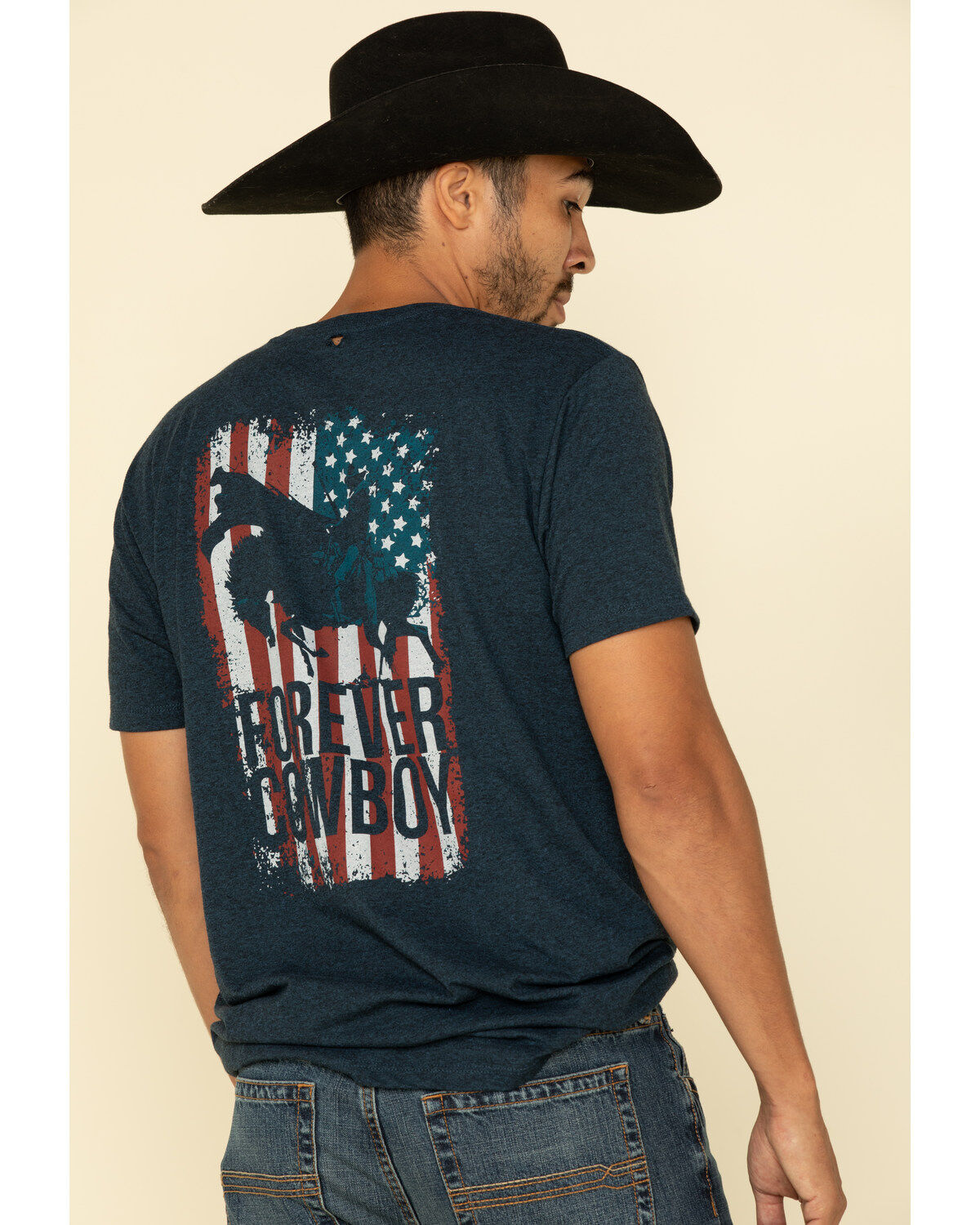 Cody James Men's Forever Cowboy Graphic Short Sleeve T-Shirt