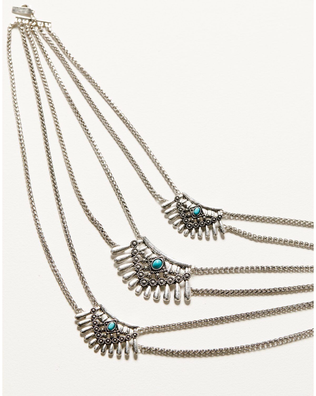 Idyllwind Women's Silver Multi-Strand Montgomery Necklace
