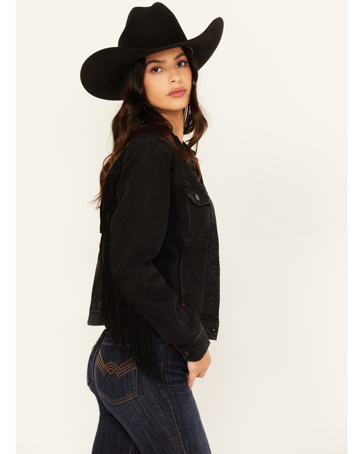 Idyllwind Women's Outlaw Fringe Trucker Jacket