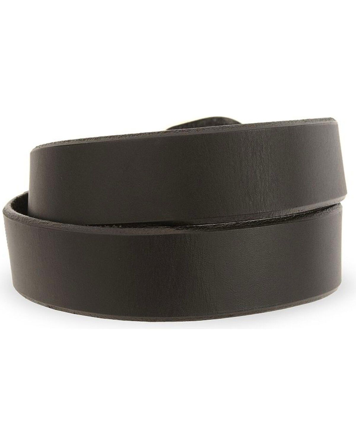 Tony Lama Basic Black Leather Belt - Reg & Big