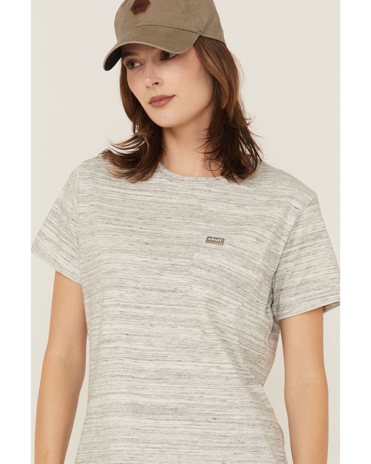 Ariat Women's Rebar Cotton Strong Space Dyed Short Sleeve Work Tee
