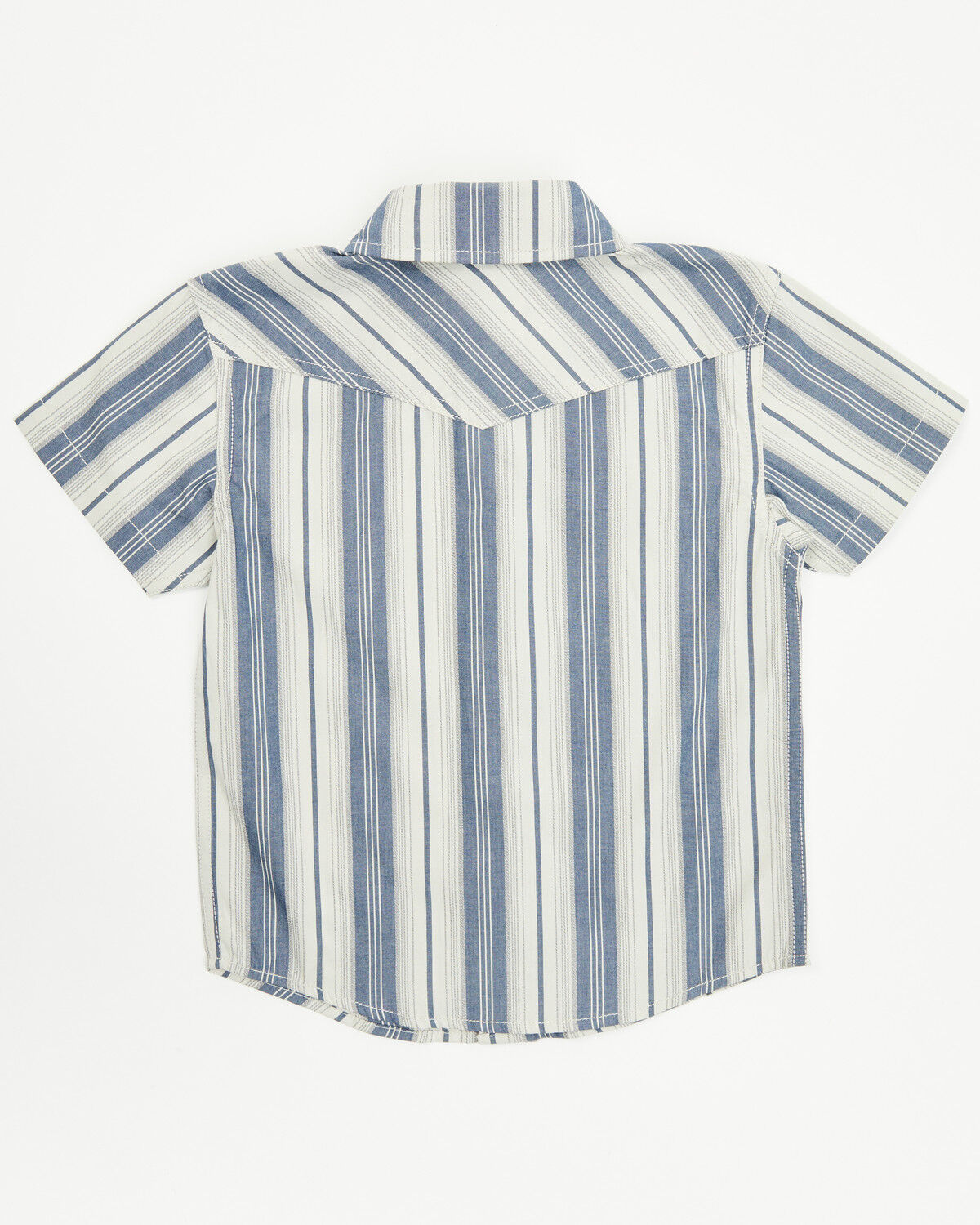Cody James Toddler Boys' Roman Striped Short Sleeve Snap Western Shirt