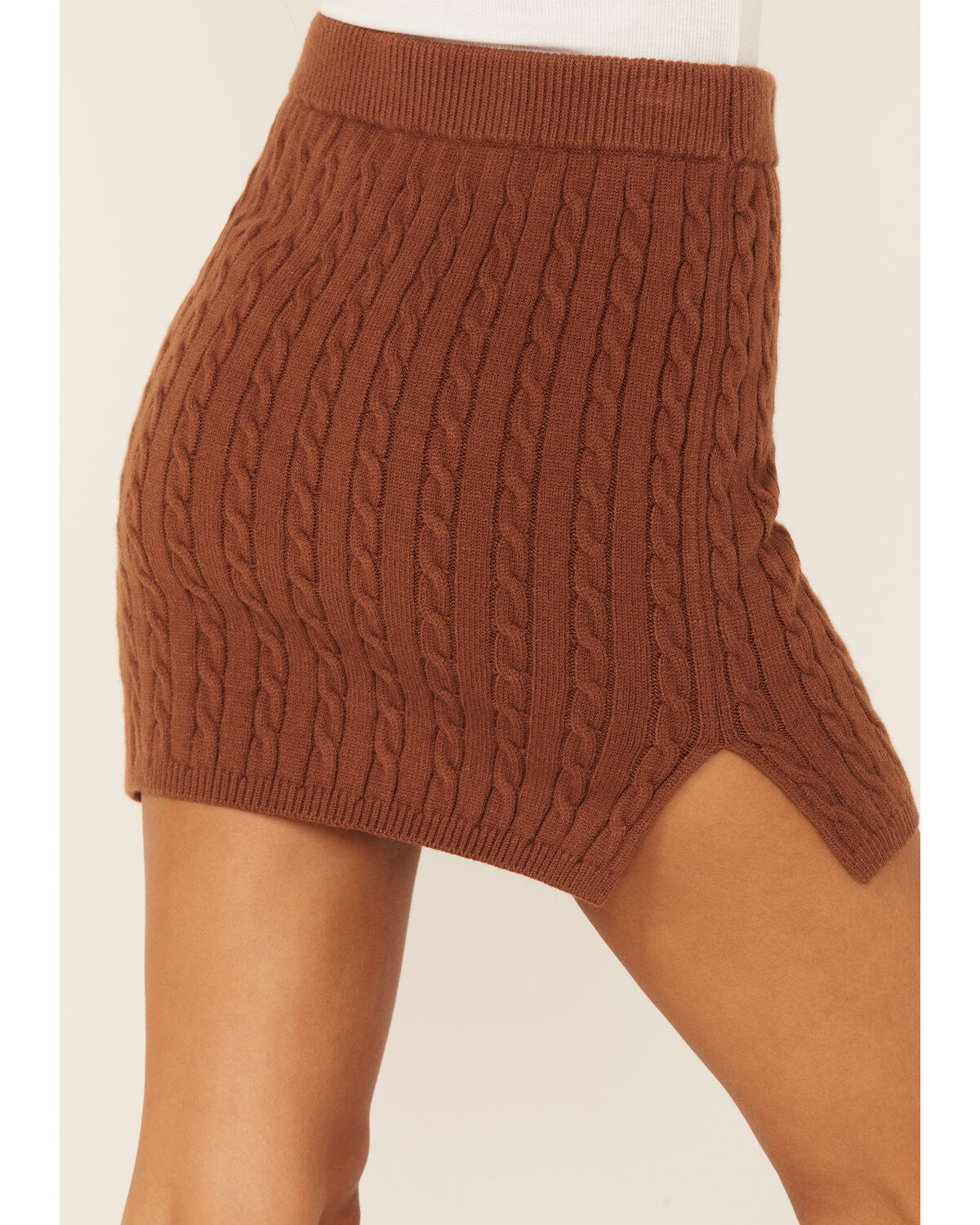 Callahan Women's Cable Knit Genny Mini Skirt