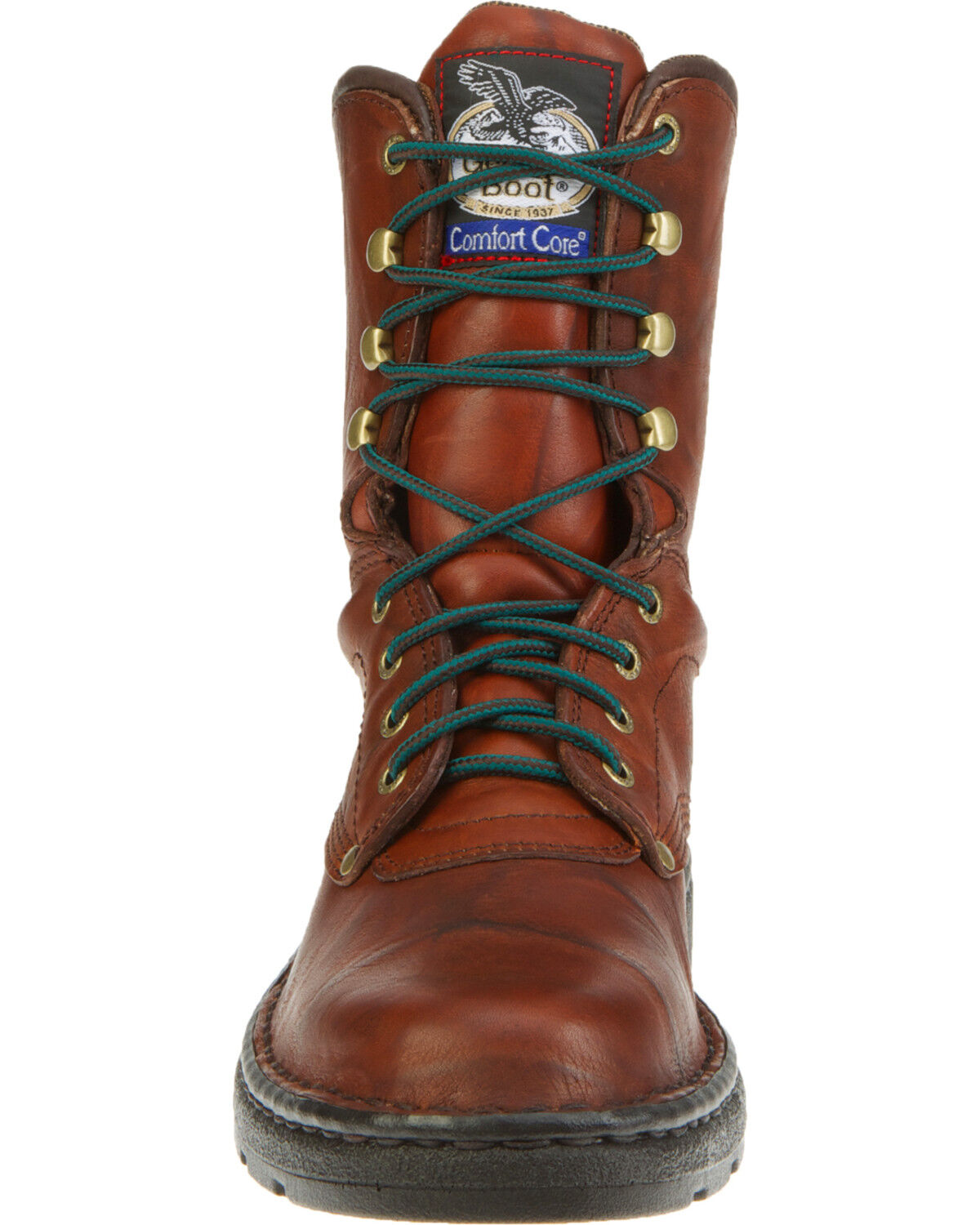 Georgia Boot Men's 8" Eagle Light Lace-Up Work Boots - Round Toe