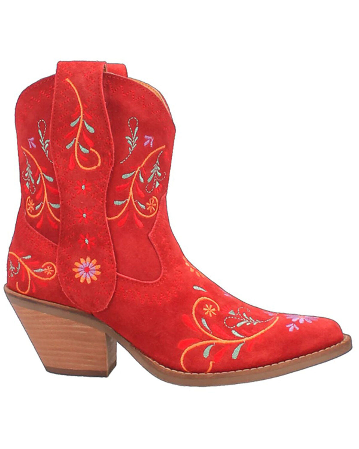 Dingo Women's Sugar Bug Suede Fashion Booties - Round Toe