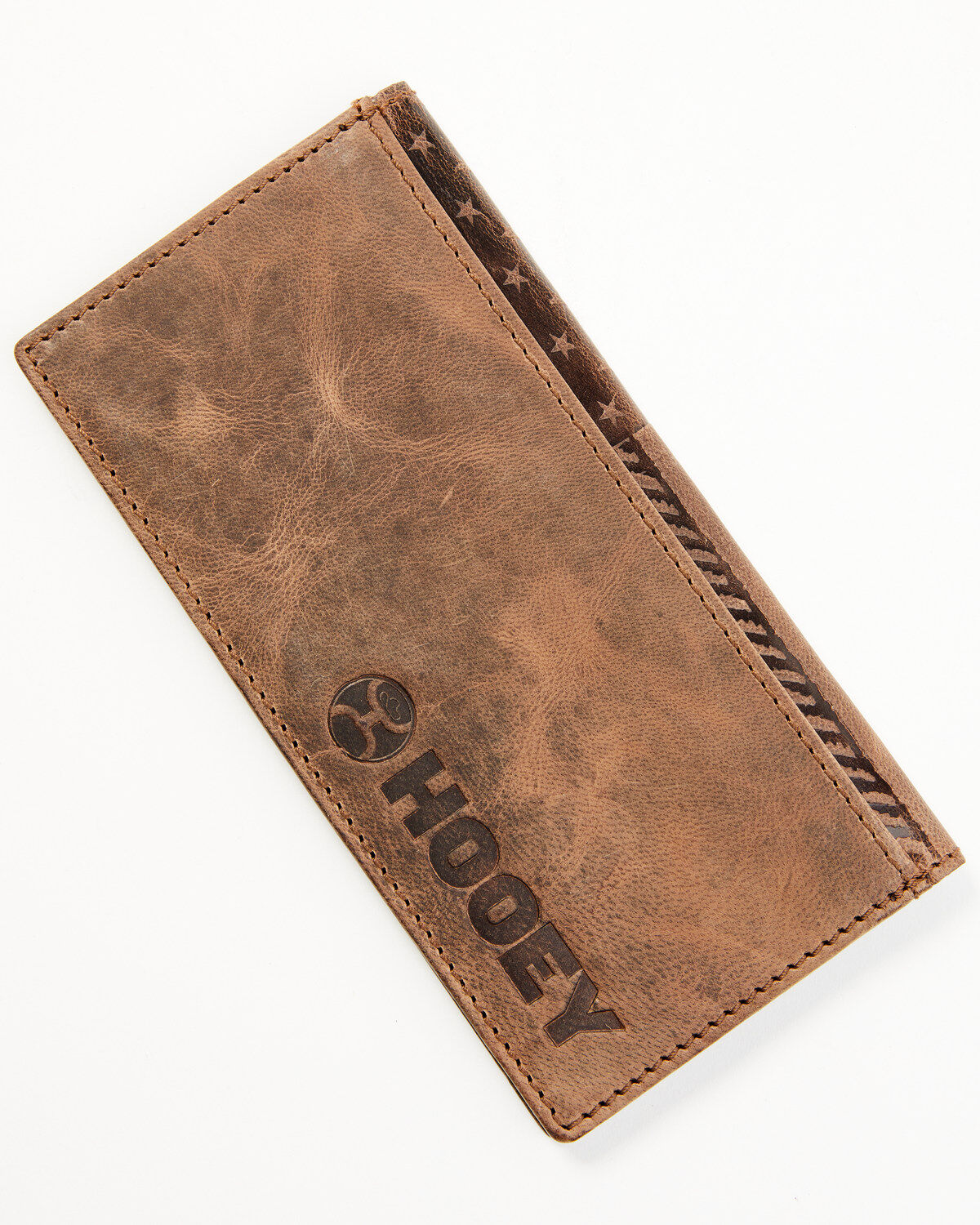 Hooey Men's Brown Liberty Rope Embossed Rodeo Wallet