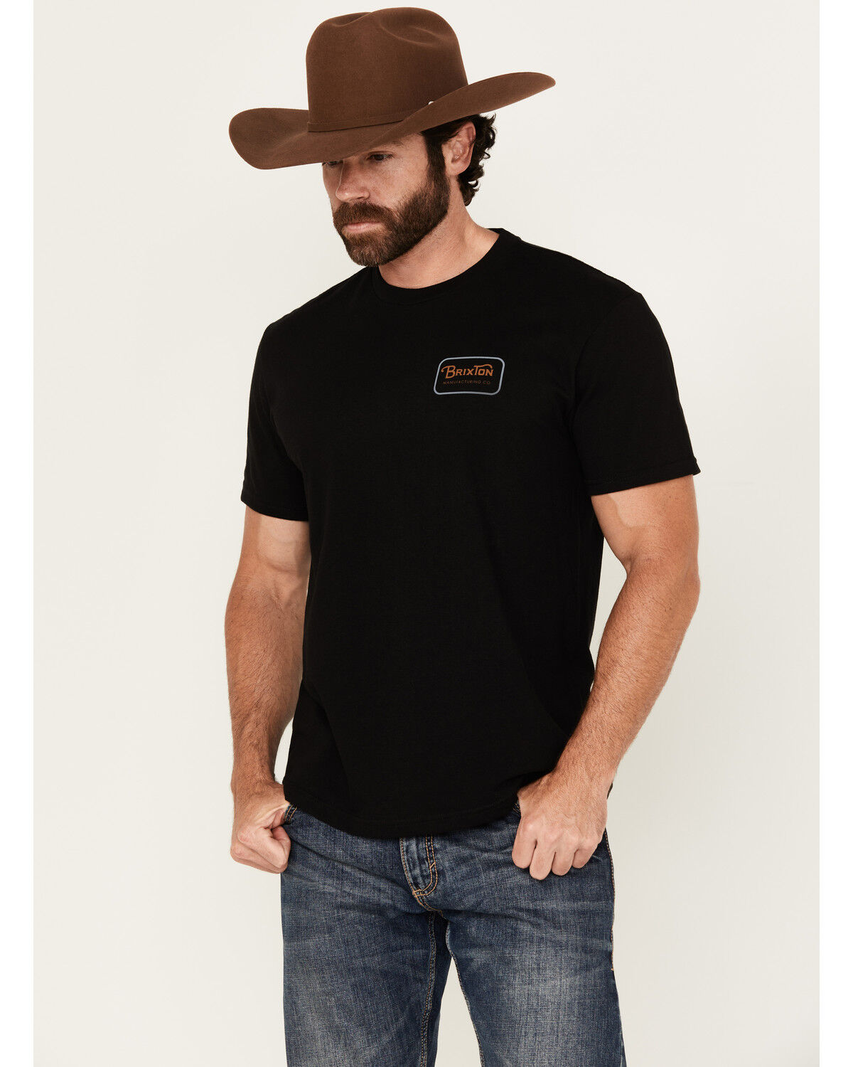 Brixton Men's Grade Logo Short Sleeve Graphic T-Shirt