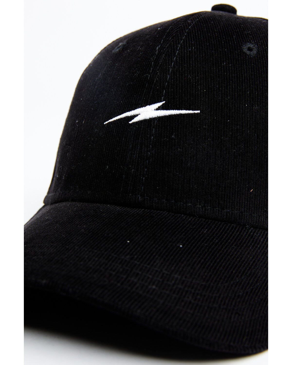 Cleo + Wolf Women's Corduroy Lightning Bolt Embroidered Ball Cap