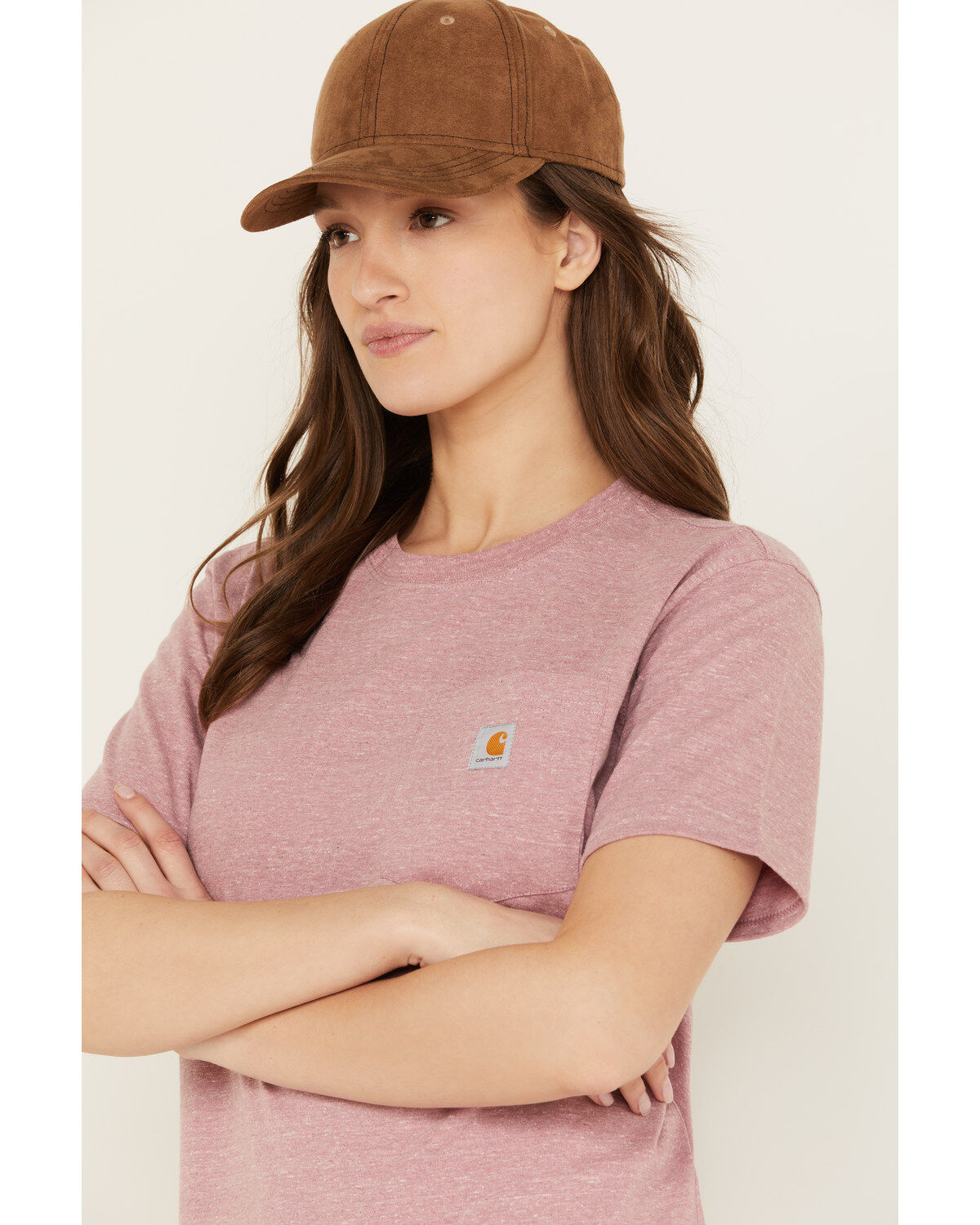 Carhartt Women's Loose Fit Heavyweight Short Sleeve Pocket T-Shirt