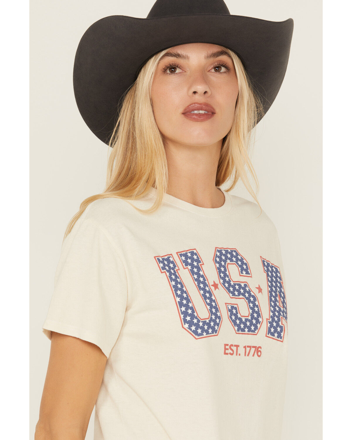 Youth in Revolt Women's USA EST. 1776 Short Sleeve Graphic Tee