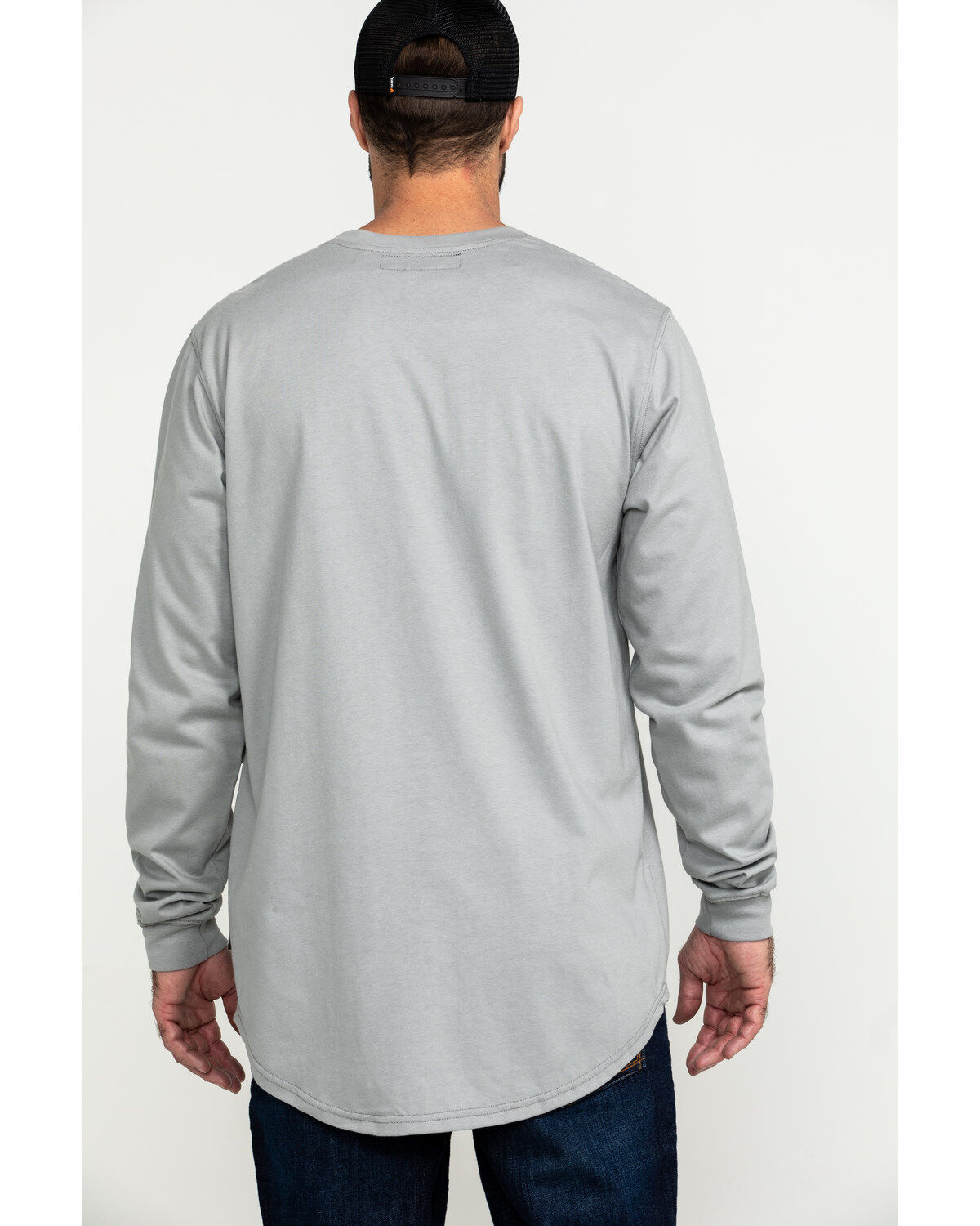 Hawx Men's Men's FR Pocket Henley Long Sleeve Work Shirt