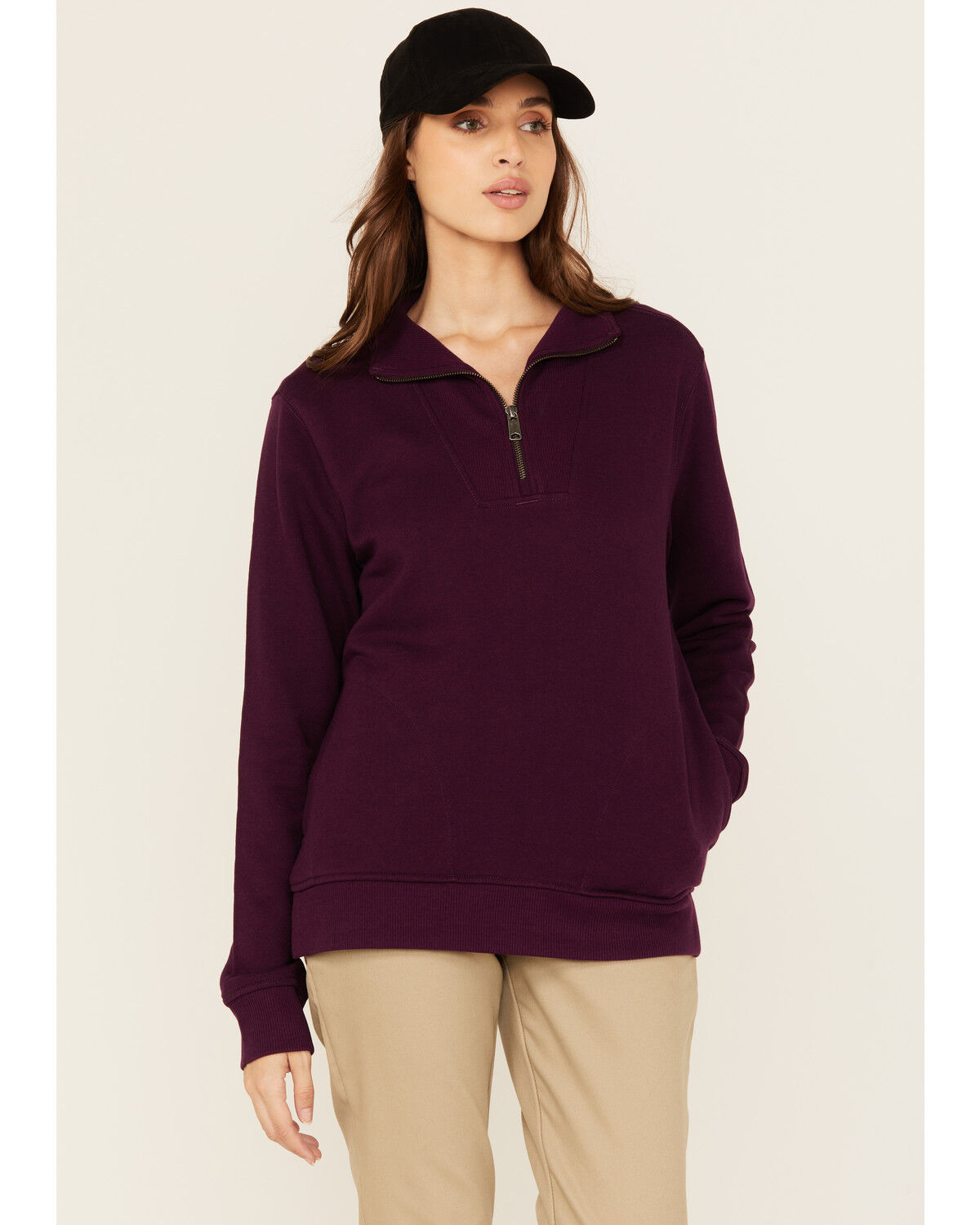 Carhartt Women's Tencel® Fiber Series Relaxed Fit Half-Zip Sweatshirt