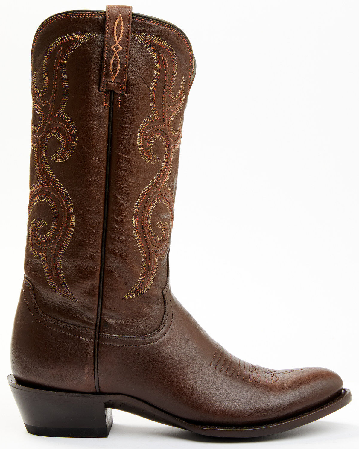 Lucchese Men's Espresso Smooth Western Boots - Round Toe