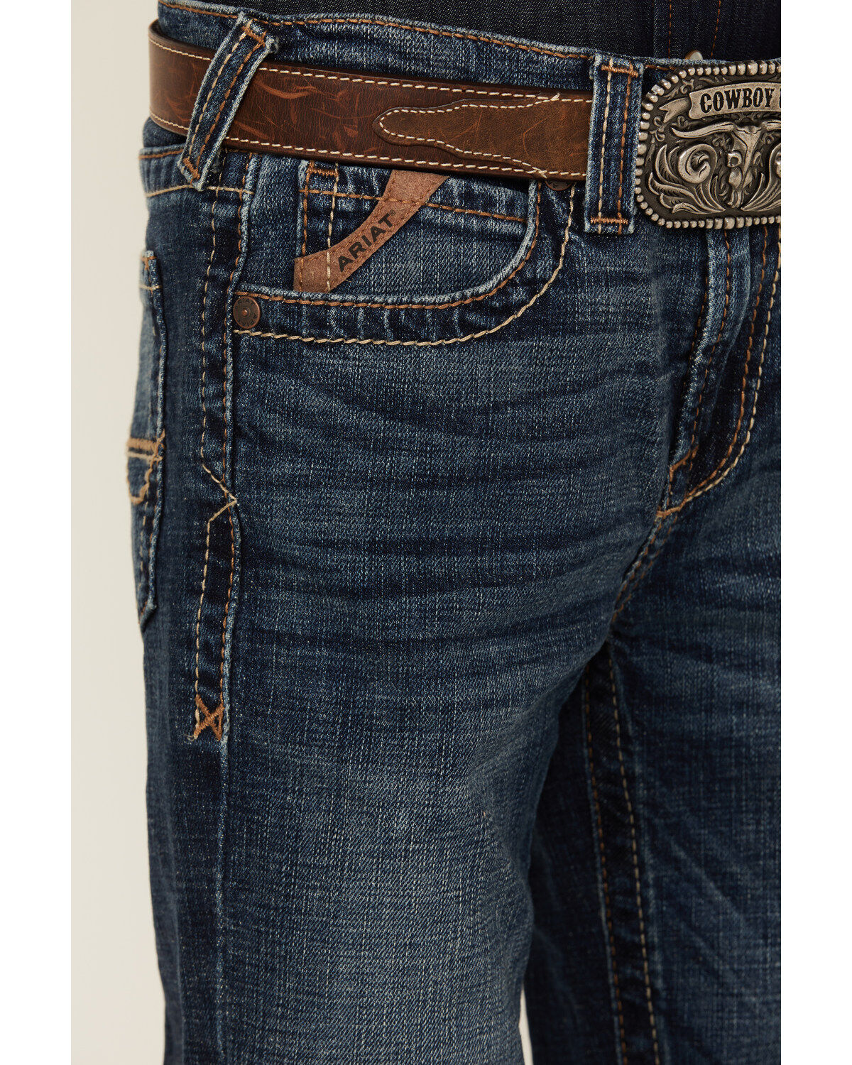 Ariat Boys' Relaxed Bootcut Denim Jeans