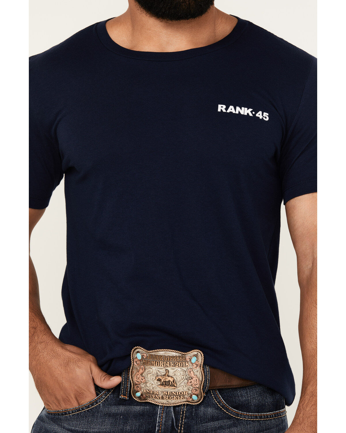 RANK 45&reg; Men's Elliot Cowboy Short Sleeve Graphic T-Shirt