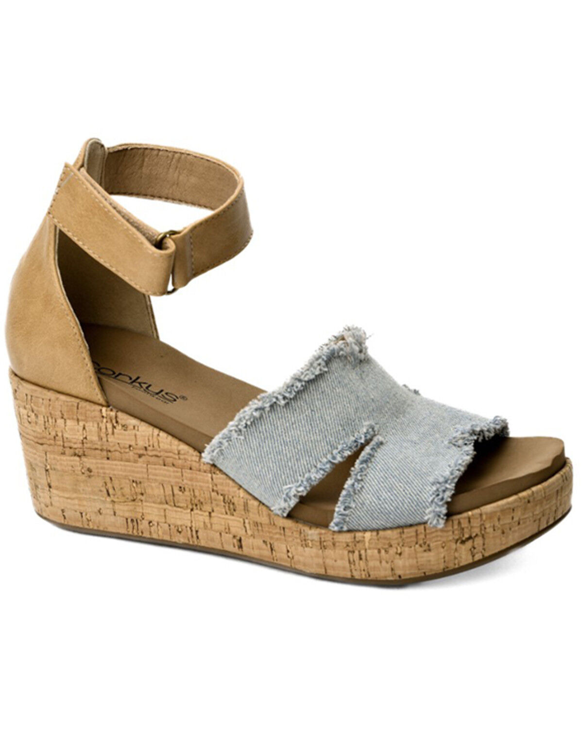 Corkeys Women's Rom Com Wedge Heels